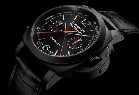 panerai flyback ceramica replica|genuine panerai watch.